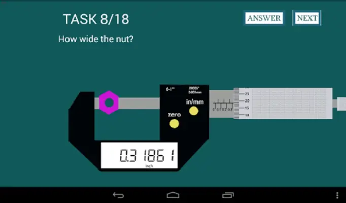 Micrometer Digital android App screenshot 1